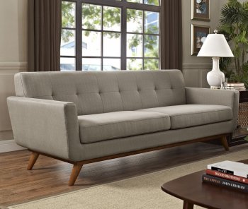 Engage Sofa in Granite Fabric by Modway w/Options [MWS-Engage Granite]