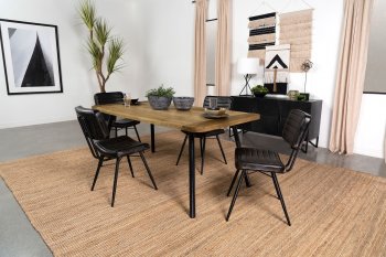 Maverick Dining Set 5Pc 123041 Natural Mango by Coaster [CRDS-123041-110652 Maverick]