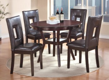 Poppy 5Pc Dinette Set w/Round Table [ADDS-Poppy]