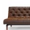 Oldschool Sofa Bed in Brown w/Retro Legs by Innovation w/Options