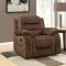 U97370 Motion Sofa in Chocolate Fabric by Global w/Options