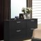 Natalie Bedroom Set in Black by Global w/Options