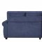 Kendrik Sectional Sofa 501545 in Blue Fabric by Coaster