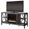 Ramona Electric Fireplace Media Console by Dimplex w/Crystals