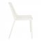 Clover Set of 4 Dining Chairs CL17W in White by LeisureMod