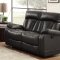 Ackerman Motion Sofa 8500BLK in Black by Homelegance w/Options