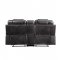 Braylon Motion Sofa 55410 - Magnetite PU by Acme w/Options