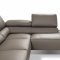 I794 Sectional Sofa in Light Grey Premium Leather by J&M