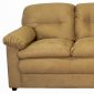 Camel Fabric Modern Sofa & Loveseat Set w/Optional Items