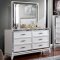 Lamego Bedroom FOA7887 in White & Mirror w/Options