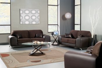 SM6061 Avdira Sofa in Fabric & Leatherette w/Options [FAS-SM6061 Avdira]