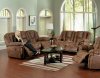 Tanner Faux Leather Contour Reclining Sofa & Loveseat Set