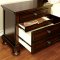 Northville Bedroom CM7683 in Dark Cherry w/Footboard Drawers