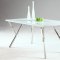 Jade 5Pc Dining Set by Chintaly w/Glass Top & Jamila Chairs