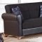 Passaic Sofa Bed & Loveseat Bed Set in Black by Empire w/Options