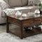 Cilnia Coffee Table 83020 in Walnut by Acme w/Options