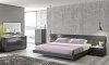 Braga Premium Bedroom in Grey by J&M w/Optional Casegoods