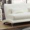 Sherri Sofa & Loveseat CM6413WH in White Leatherette w/Options