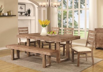 Elmwood Dining Table 105541 by Coaster w/Options [CRDS-105541 Elmwood]