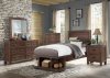 Wrangell 4Pc Youth Bedroom Set 2055T in Cherry by Homelegance