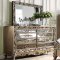 Orianne Bedroom 23790 in Champagne PU by Acme