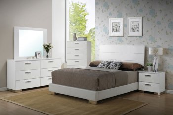 Lorimar Bedroom 5Pc Set in White by Acme w/Options [AMBS-22630 Lorimar]