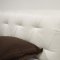 Chesterfield Platform Bed in Off-White Leather by Wholesale Inte