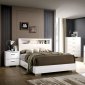 Malte 5Pc Bedroom Set CM7049WH in White & Silver w/Options