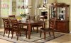 CM3149T Carlton I Dining Table 7Pc Set in Brown Cherry w/Options