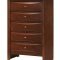 G2545 Bedroom in Brown by Glory w/Upholstered Bed & Options