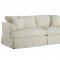 Bentley Sofa in Bull Natural Fabric by Klaussner w/Options