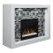 Crystal Mantel Electric Fireplace by Dimplex w/Crystals