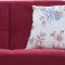 Enjoy Sofa Bed in Burgundy Fabric by Casamode w/Options