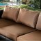 Olina Outdoor Patio CM-OS1820BR 5Pc Set w/ 2 Tables in Brown