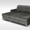 Verso Mini Sectional Sofa in Gray by Skyler Design