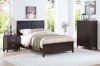 F9425T 4Pc Youth Bedroom Set in Dark Cherry by Poundex