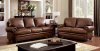 Reinhardt Sofa CM6318 in Brown Top Grain Leather Match w/Options