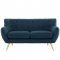 Remark EEI-1633-AZU Sofa in Azure Fabric by Modway w/Options