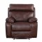 Resonance Recliner Sofa 9907BR in Brown by Homelegance w/Options