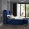 Luxus Velvet Bed in Navy by Meridian w/Options