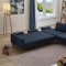 Summer Sectional Sofa in Dark Blue Fabric by ESF