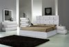 Degas Bedroom in Silver by J&M w/Optional Milan White Casegoods