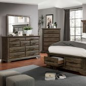 Amarillo Bedroom CM7896 in Light Walnut w/Options