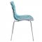 Astor Set of 4 Dining Chairs AC20TBU in Blue by LeisureMod