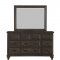 Sevilla Bedroom Set 5Pc B2264 in Walnut by NCFurniture