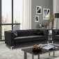 LCL-016 Sofa & Loveseat Set in Dark Gray Velvet