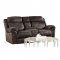 Zubaida Motion Sofa 55020 in Chocolate Velvet by Acme