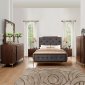 Eschenbach Bedroom Set 25960 in Dark Brown/Cheery by Acme