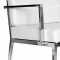 Nancy Armchair in White Leather by Whiteline Imports