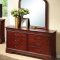 G3100D Bedroom by Glory Furniture in Cherry w/Storage Bed